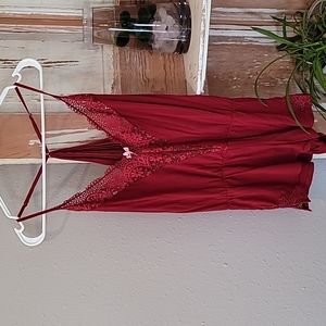 Victoria secret nighty jumper red size x-small